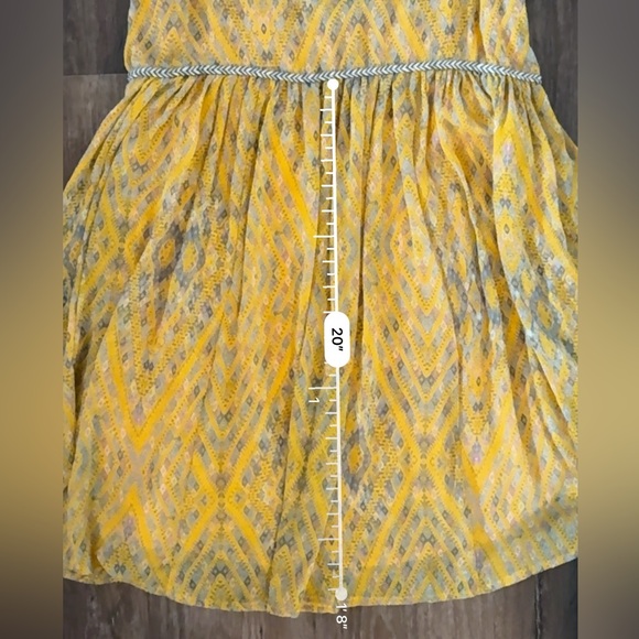 Free People Periscopes In The Sky Yellow Babydoll Dress - Picture 8 of 10